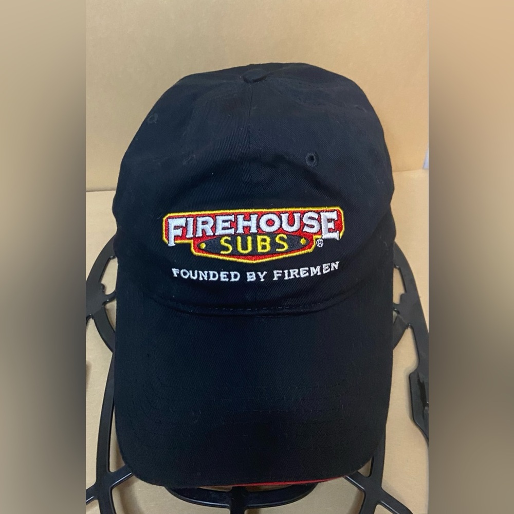 Firehouse Subs Cap. Black/red with logo.